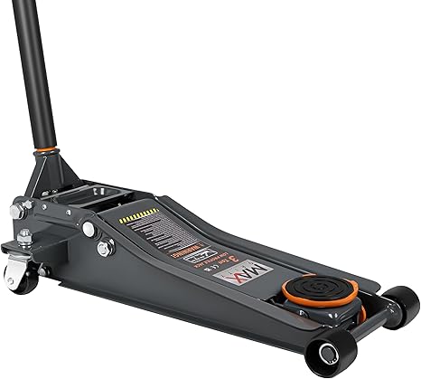 Maxority 3-Ton (6600lbs) Low Profile Hydraulic Heavy-Duty Steel Floor Jack with Dual Pistons Quick Lift Pump, Home and Workshop Car Maintenance for Various Vehicles (Random Color, 3 Ton Low Profile)