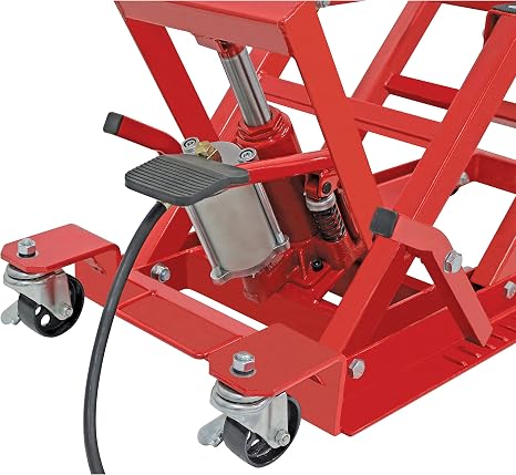 Extreme Max 5001.5041 Pneumatic/Hydraulic Motorcycle/ATV Jack - 1500 lb. Capacity